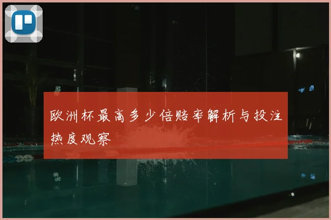 欧洲杯最高多少倍赔率解析与投注热度观察